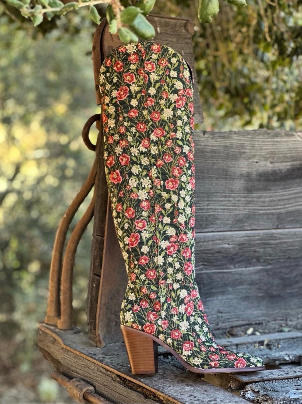 Jessica Simpson Ravyn Over-the-Knee Boot, Multi-Garden Tapestry